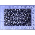 thumbnail image 1 of Ahgly Company Machine Washable Indoor Rectangle Oriental Blue Traditional Area Rugs, 2' x 5', 1 of 4