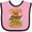 Pink and Black, variant on Inktastic Groundhog Day Meterologist Weather Boys or Girls Baby Bib