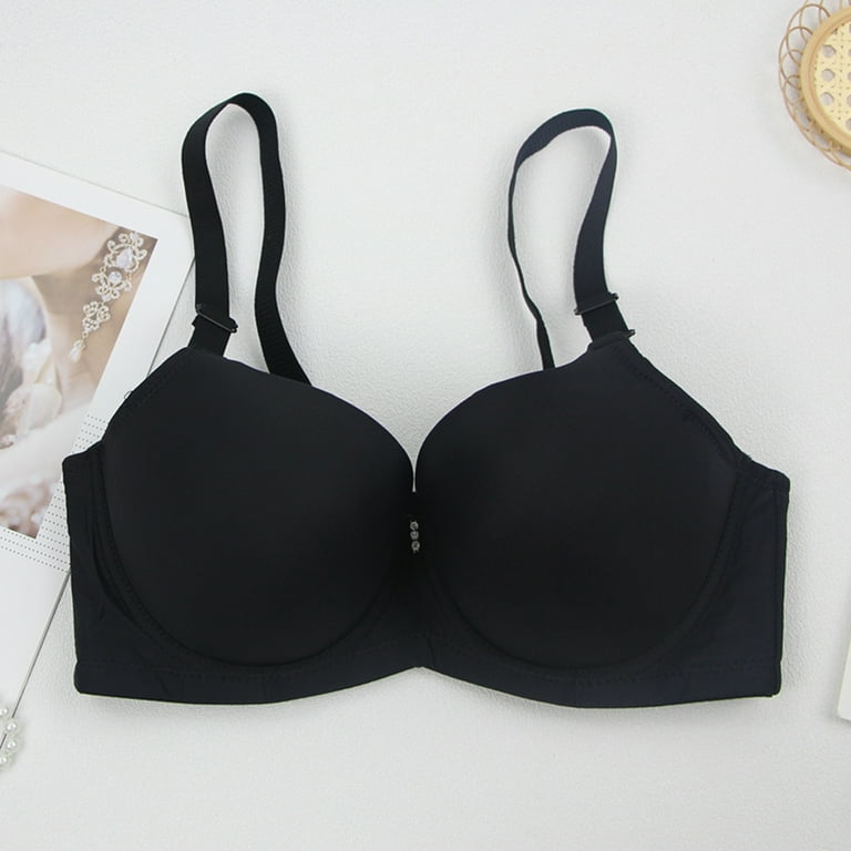Wireless Comfort Bra For Women - Seamless Push Up Bra With Molded Cups, No Underwire Support