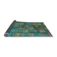 thumbnail image 2 of Ahgly Company Indoor Rectangle Abstract Light Blue Contemporary Area Rugs, 2' x 5', 2 of 4