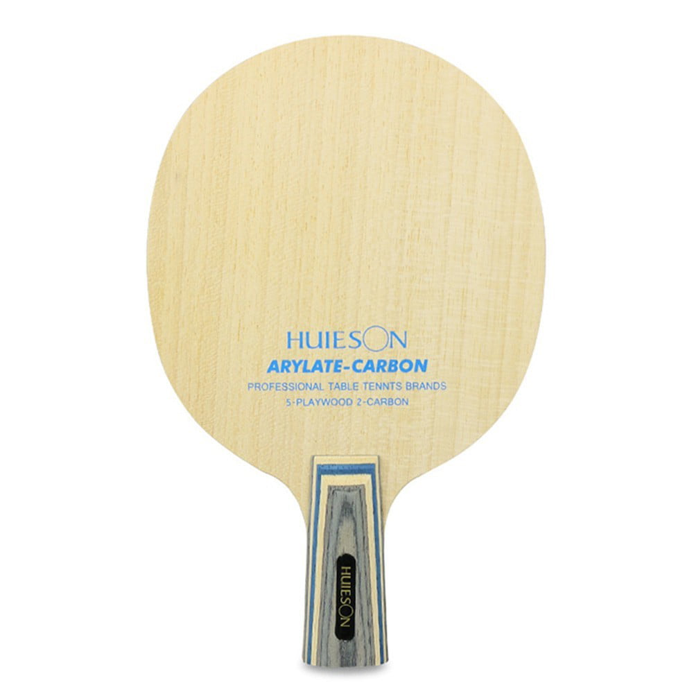 Table Tennis Blade Offensive FL Handle Arylate Carbon Fiber Ping Pong Racket Bat 