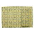 thumbnail image 2 of S4Sassy Yellow Wollemi Pine Leaves Printed Dining Room Reversible Tablemats With Napkins set, 2 of 3