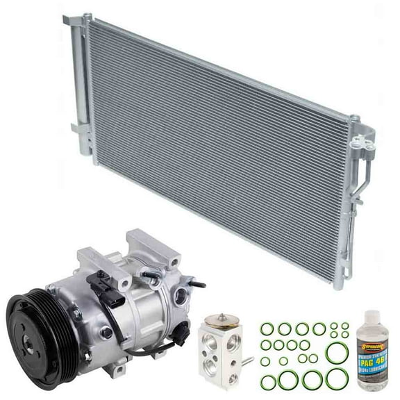 For Hyundai Sonata 2014 OEM AC Compressor w/ Condenser Drier - BuyAutoParts