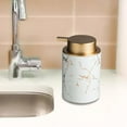 thumbnail image 2 of Soap Dispenser Refillable Pump Bottle for Countertop Dishwashing Soap Texture White, 2 of 8