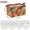 thumbnail image 7 of Yayeee Foldable Storage Basket for Shelves with Handles Waterproof Cloth Bins, Colorful Leaves, 7 of 7