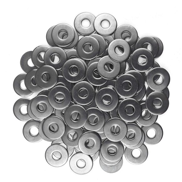 Favordrory M8 Flat Washer, 304 Stainless Steel, 100 PCS (M8 x 24 x 2.0mm 100PCS)