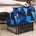 thumbnail image 7 of Toasting Machine Cover 4 Pieces 12.4×10.6×8.3in Dust-Proof Explosion-Proof Waterproof And Wear-Resistant Hollow Bottom Darkgray Geometric Patterns_4, 7 of 7