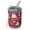 Red Christmas Tree, variant on 12oz Coffee Tumblers Red Christmas Text and Snowflake Pattern Stainless Steel Vacuum Insulated Travel Tumbler Coffee Cups Mug with Lid and Straw with Cleaning Brush for Cold & Hot Drinks