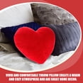 thumbnail image 1 of LOLIPPYY Heart Throw Pillow Plush Heart Pillow for Mother's Day 1Pcs, 1 of 7
