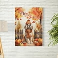 thumbnail image 2 of Happy Thanksgiving Cocker Spaniel Give Thanks Fall Beanie Scarf Welcome Vertical Matte Canvas Poster Cockers Dog Lover Gifts Wall Art Home Decor - 00020, 2 of 5