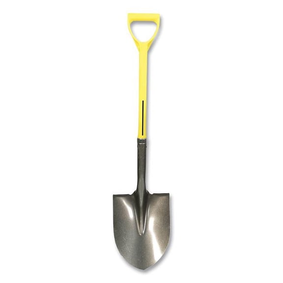 Nupla 545-72-062 27 in. Ergo No. 2 Round Point Shovel - Hollow Back & Heavy Gauge Blade