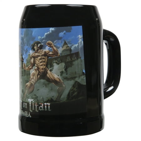 Attack On Titan - Titans Fight Ceramic Stein (Attack On Titan Best Fight)