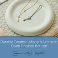 thumbnail image 6 of Mainstays By Becky G. & Alejandra 8" Ceramic Decorative Bubble Tray, White, 6 of 9