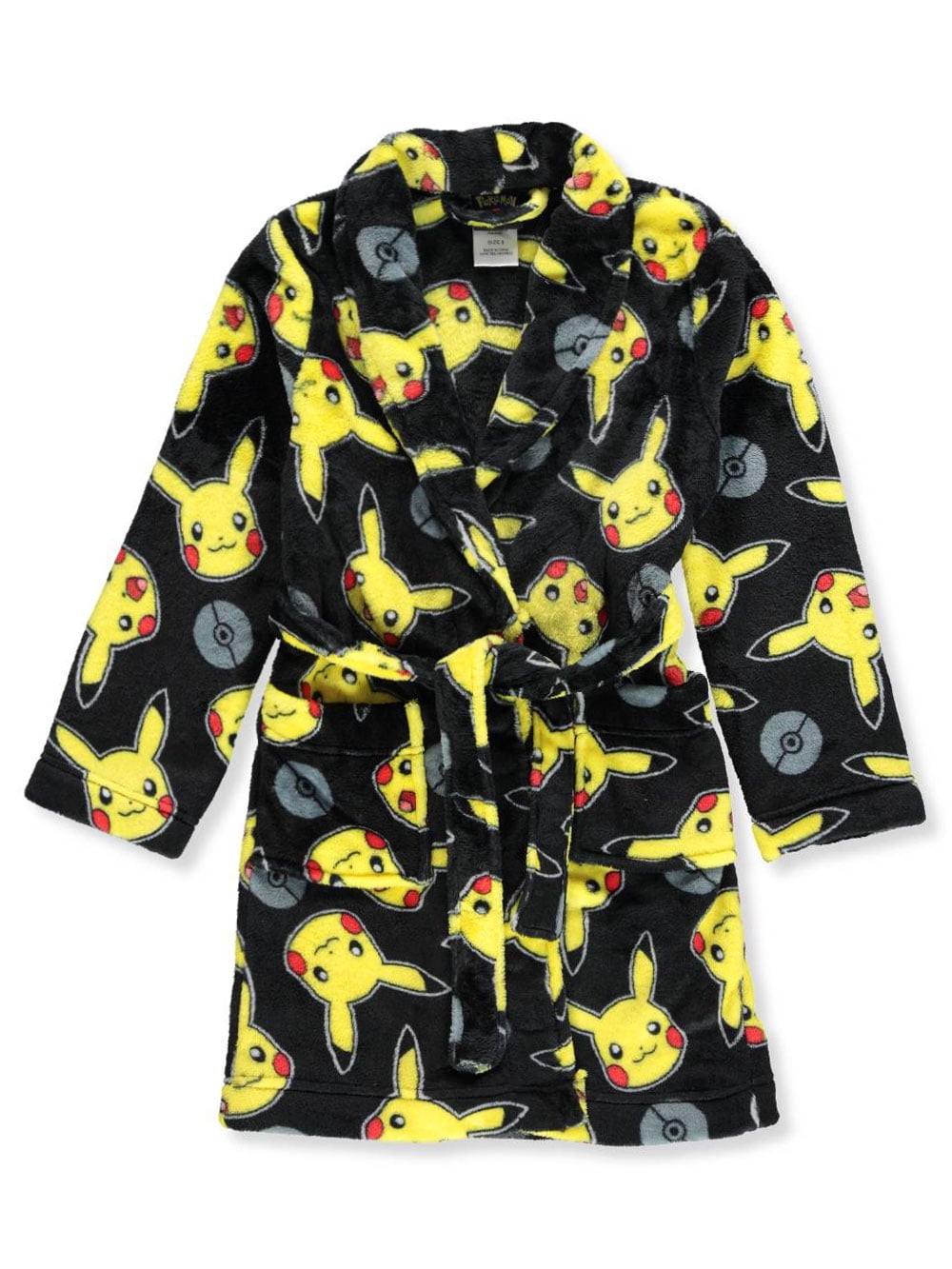 6 Pokemon Fleece Robe Boys