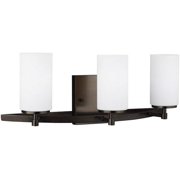 Open Box 4424603-778-Generation Lighting-Sea Gull Lighting-Alturas 3-Light Bath Vanity in Transitional Style-Brushed Oil Rubbed Bronze Finish-Incandescent
