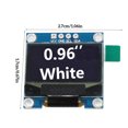 thumbnail image 1 of pitrice 0.96 Inch OLED LCD Screens Wide Voltage Range 4pin 128x64 Pixel Display Modules Circuit Board DIY Repair Replacement for Arduino White, 1 of 6
