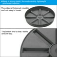 thumbnail image 4 of Unique Bargains Plant Pot Saucers 10.5 Inch, 6 Pack Plastic Round Plant Pot Flower Drip Tray, Gray, 4 of 6