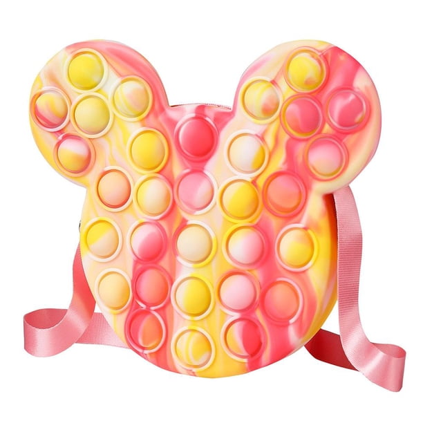 Push Bubble Coin Purse Silicone Sensory Toy Stress Reliever Descompresión Juguete Para Niños Y Adultos Methold AP006414-01