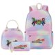 thumbnail image 1 of Kawaii Super Mario Girl Kids Pen Lunch Bag - Rainbow Galaxy Bookbags 3pcs - Women Teenagers Schoolbags - Travel Laptop Backpack, 1 of 1