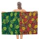 thumbnail image 4 of Toalla de playa ligera de fibra fina de 160 x 80 cm, toalla de playa fina, viajes, piscina, yoga, gimnasio, camping, accesorios de playa para adultos, mujeres y hombres, 4 of 6