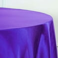 thumbnail image 5 of BalsaCircle 108" Round Satin Tablecloth Purple Round Table Linen, 5 of 5
