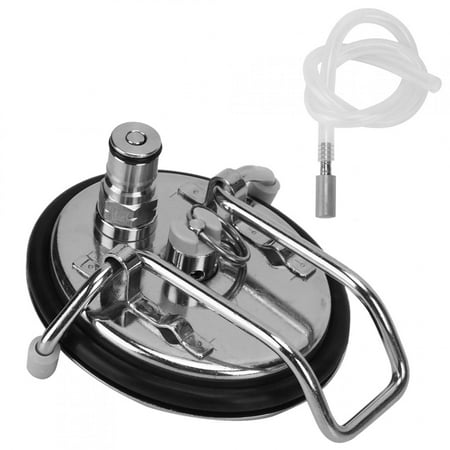 

Carbonation Lid Long Lasting Freshness Home Brew Keg Lid Easy To Stainless Steel Stable Durable Cafe Shop Bars For Home Restaurants