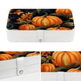 thumbnail image 4 of Thanksgiving Portable PU Leather Earring Holder with Removable Compartment, Necklace Organizer, Display Case, and Storage Box, 4 of 6