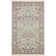thumbnail image 1 of Unique Loom Narenj Tapis de Chasse Texturé 5' x 8' Rectangle Ivoire/tan, 1 of 10
