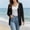 Black, variant on Cardigan for Women Long Button Down Front Lightweight Casual Open Front Layering Piece Sun Protection Thin Jacket