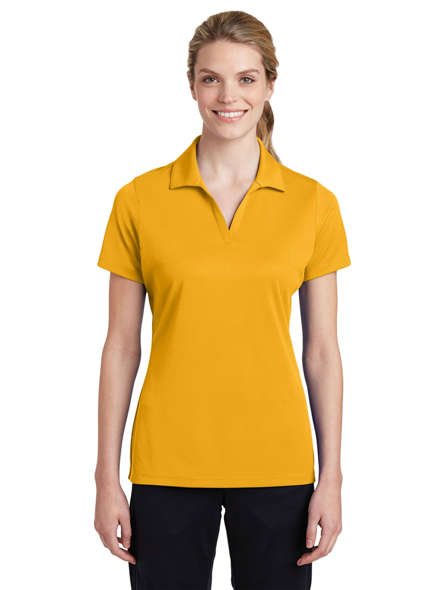 SportTek SportTek Women's Breathable Polo Shirt_Gold_3XL Walmart