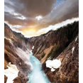 thumbnail image 2 of Juego de Funda Nórdica, Cañón en Yellowstone Cielo Dramático Nubes Oscuras Sol Poniente, 2 of 6
