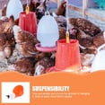thumbnail image 3 of EeaseCA 5pcs Plastic Duck Waterer Replaceable Chicken Waterer Automatic Water Feeders, 3 of 9
