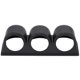 thumbnail image 4 of Black Universal 52 mm 2 3 Agujeros Medidor de Tablero Triple Soporte de Soporte de Soporte para la Cápsula para la Motocicleta del Bote de Automóviles, 4 of 7