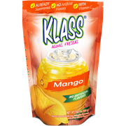 Klass Aguas Frescas Mango, with Vitamin C, Multiserve, Powdered Drink Mix, 14.1oz