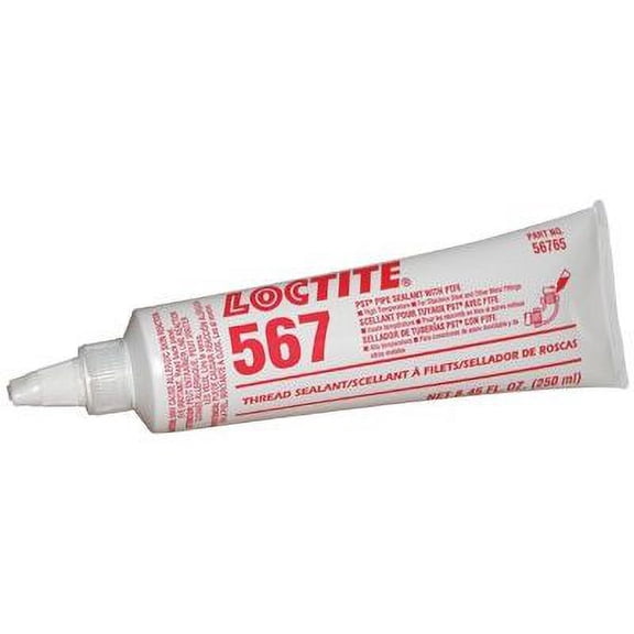Loctite - 2087069 567 250ml PST Thread Sealant, High Temperature, White Color