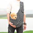 thumbnail image 4 of Tiberpet Dog Cat Sling Carrier Pet Papoose Bag Soft Pouch and Tote Design – Suitable for Puppy, Small Dogs, And Cats for Outdoor Travel 30.7*25.6*11.8in, 4 of 9