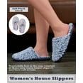 thumbnail image 6 of Cozylook Fuzzy Slippers for Women Indoor and Outdoor Cozy House Shoes with Memory Foam Non-slip Sole Gifts for Women Mom Ladies, 6 of 6