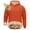 Orange, variant on Holiday Gifts! Titcea Hoodies for Men Fleece Lined Solid Color Drawstring Pullover Hoodie Loose Comfort Casual Long Sleeve Sweaters with Pockets