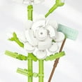 thumbnail image 4 of Building Block Pot Plant Educational Lifelike Colorful Beautiful Block Flower Bonsai for Children Adults Blossoming Rose (330 Blocks), 4 of 11