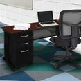 thumbnail image 2 of Regency Fusion 72 x 24 Teachers Desk with Single Pedestal Drawer Unit- Mahogany, 2 of 6