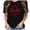 Dark Blue, variant on Trendfront Womens Canada Maple Leaf Graphic Print T Shirts Summer Fashion Crewneck Tee Short Sleeve Casual Stylish Pullover Tops Shirts