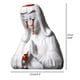 thumbnail image 2 of Candelabro de resina con forma de monja llorona gótica, decoración de Halloween para un hogar espeluznante y una capilla embrujada, 2 of 7