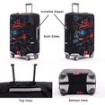 thumbnail image 2 of Luggage Cover Washable Suitcase Cover Anti-scratch Suitcase Protector Fits 18-32 Inch Luggagel), 2 of 5