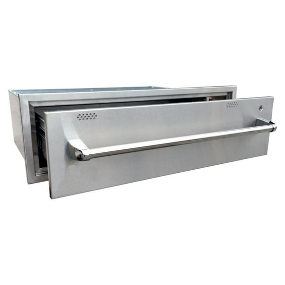 RCS R-Series 36-Inch Built-In 120V Electric Outdoor Warming Drawer - RWD1