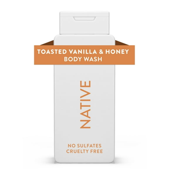 Native Limited Edition Toasted Vanilla and Honey Body Wash 18oz
