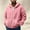 Pink, variant on HOMADLES Mens Fleece Jacket Zip Warm Casual Hooded Fleece Lined Long Sleeve Coat Sweatshirt for Men Solid Outdoor Athletic Casual Jacket Army Green 4XL