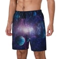 thumbnail image 1 of Balery Planets Stars And Galaxies1 Bañador para hombre, shorts de playa de secado rápido con entrepierna y forro de compresión-X-Large, 1 of 6