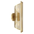 thumbnail image 4 of Hillbourne 2-Light Wall Sconce in Warm Brass, 4 of 6
