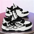 thumbnail image 3 of Men's New Fashion Korean Style Versatile Trendy Casual Sports Shoes Platform Sneakers for Men with Thick Platform Two-Tone Sole,, 3 of 9