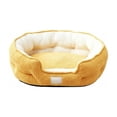 thumbnail image 2 of Sahpxhe Washable Dog Bed, Winter Warm Comfortable Round Deep Sleep Plush Pet Bed With Raised Rim For Small Medium Dogs, 2 of 6